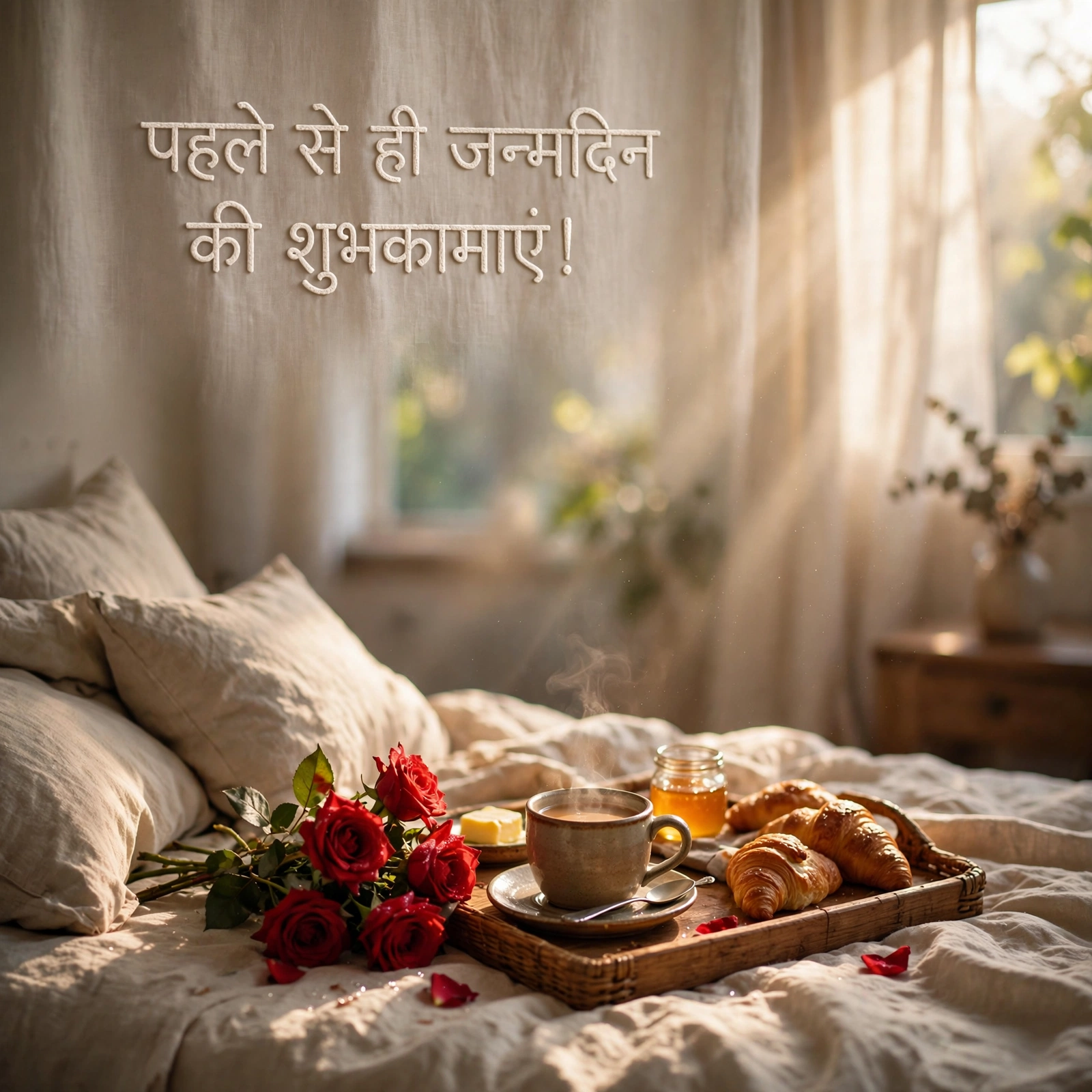 पति पत्नी के लिए एडवांस जन्मदिन संदेश