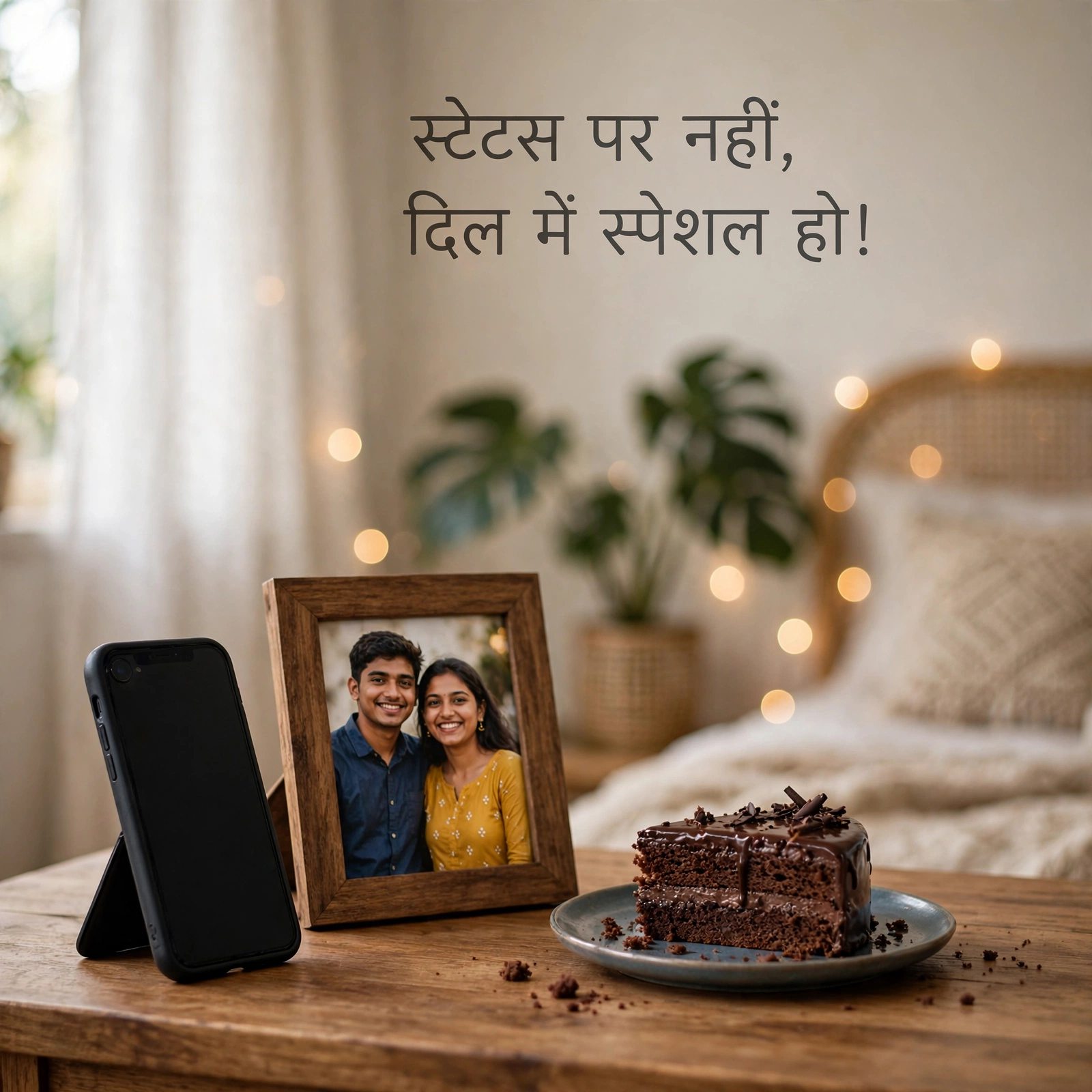 व्हाट्सऐप स्टेटस के लिए जन्मदिन विश वाली स्मार्टफोन फोटो