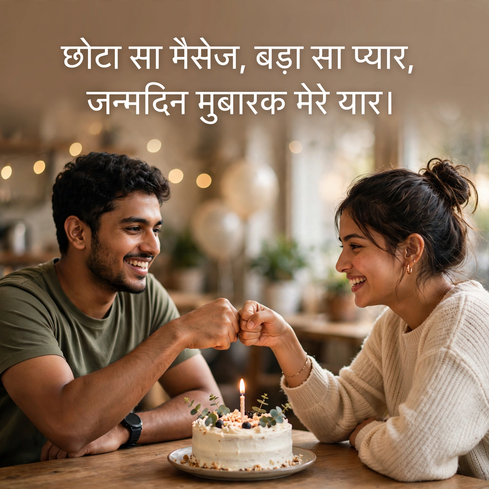 दोस्त के लिए छोटे और आसान जन्मदिन संदेश