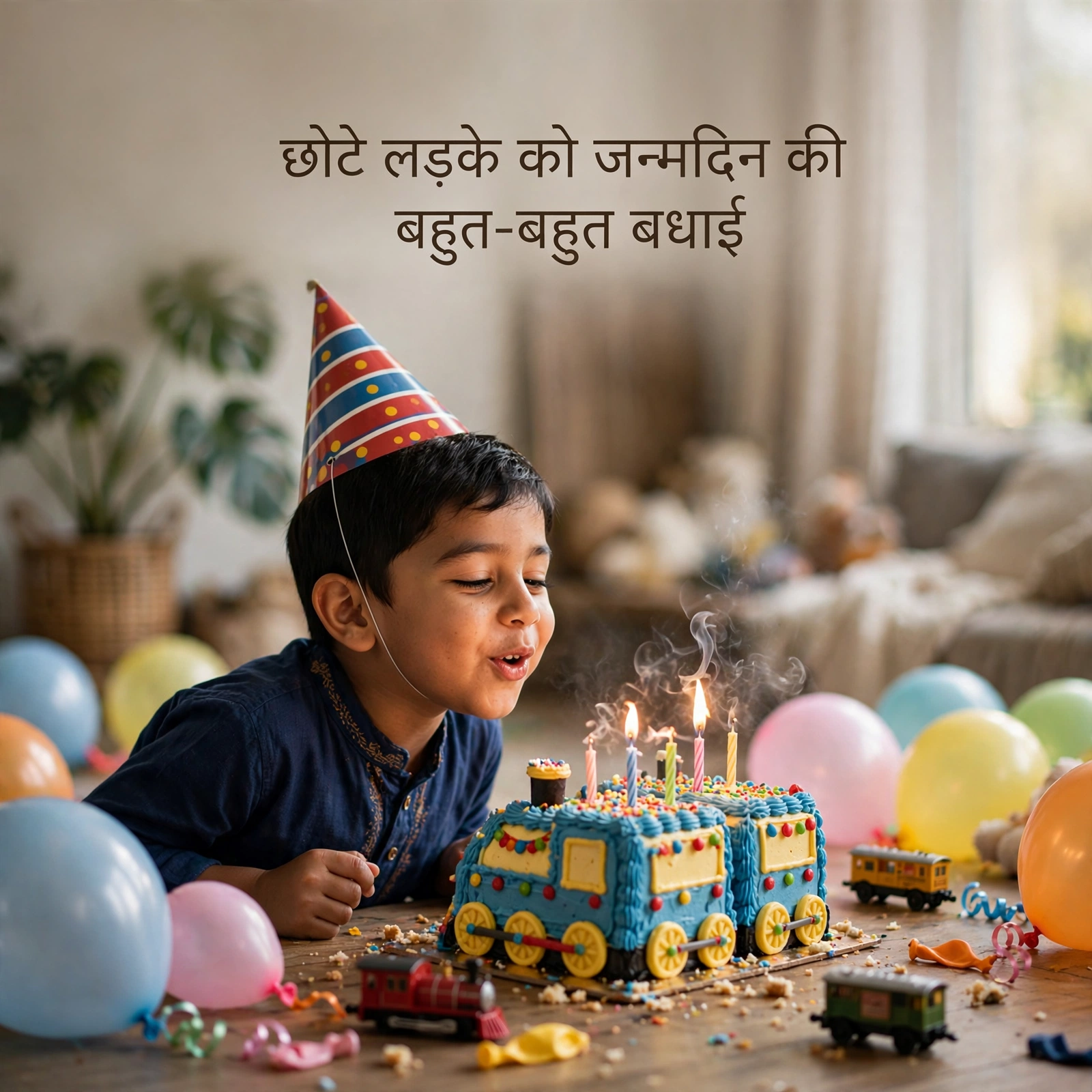 छोटे लड़के के लिए जन्मदिन संदेश - जन्मदिन शुभकामना इमेज