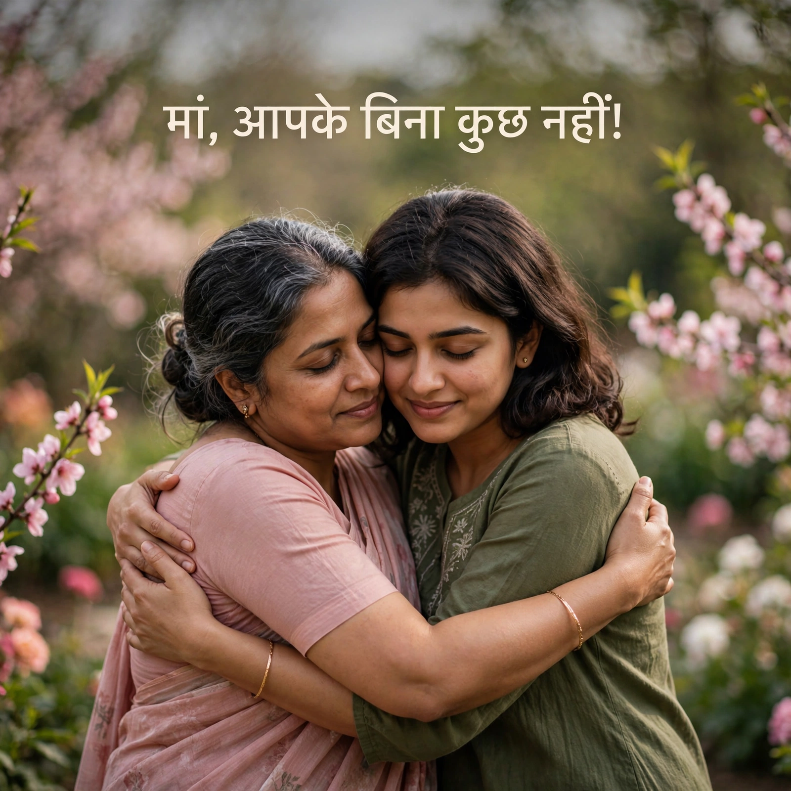 मां के लिए भावुक आभार भरी शुभकामनाएं