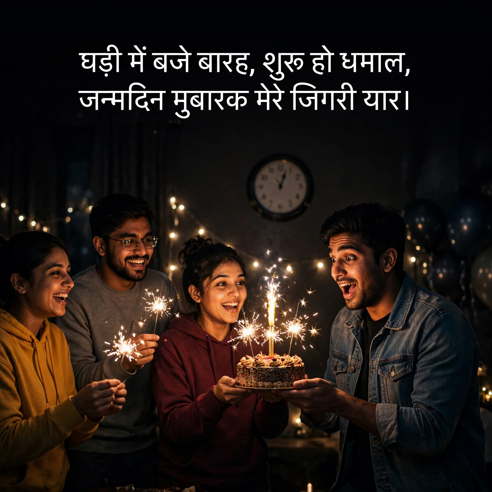 रात 12 बजे भेजने लायक दोस्त जन्मदिन शुभकामनाएं