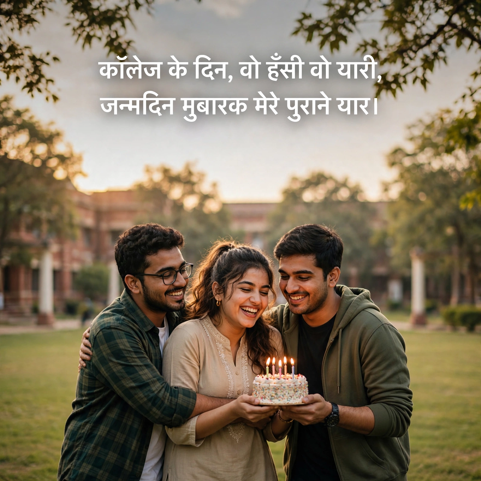 स्कूल कॉलेज वाले दोस्त के लिए जन्मदिन संदेश