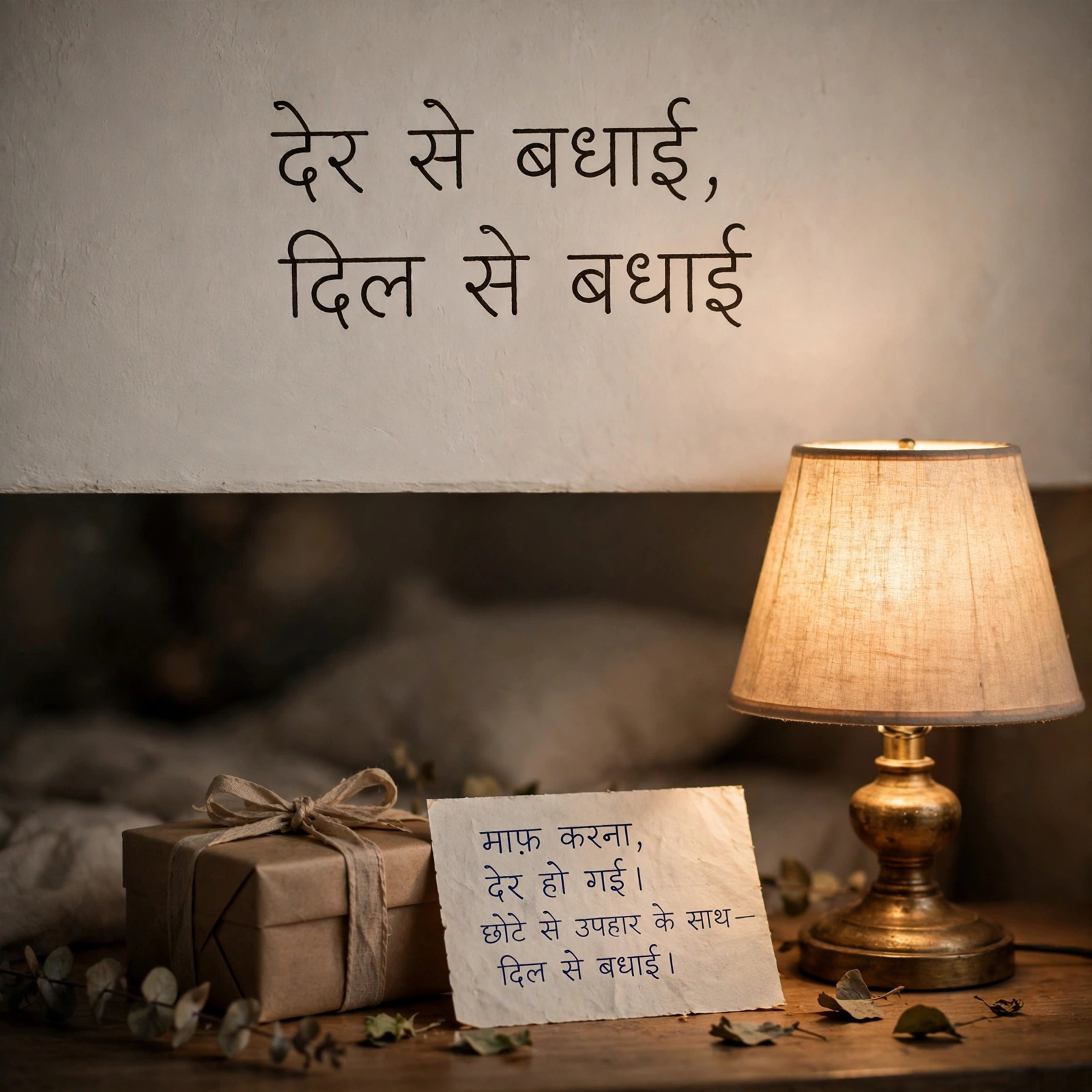 चाचा के लिए देर से जन्मदिन शुभकामनाएं